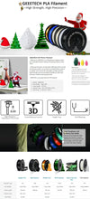 1KG PLA / PETG / ABS+ Filament – 1.75mm | Multiple Colors, Vacuum-Sealed | Printin3D.co