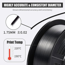 10-Roll Multicolor PLA+ / PLA / PETG Filament Bundle – 1.75mm | No-Bubble FDM Filament | Printin3D.co
