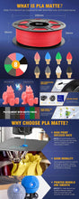5-Roll Mixed PLA Filament Bundle – PLA+, Matte, Meta & PLA 2.0 | 1.75mm, 1.1KG Each | Printin3D.co