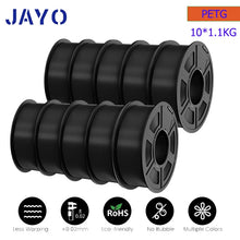 10-Roll Multicolor PLA+ / PLA / PETG Filament Bundle – 1.75mm | No-Bubble FDM Filament | Printin3D.co
