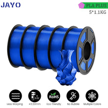 PLA Plus Filament – 5 Rolls (5.5KG Total, 1.75mm) | Colorful, Tough 3D Printing Material for FDM Printers | Printin3D.co