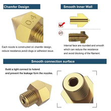 0.2mm MK8 Nozzle – 10PCS Precision Brass Nozzles for Ender 3/5, CR-10 Series | Printin3D.co