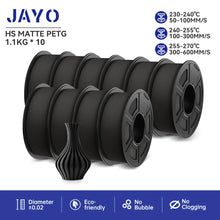 10-Roll Multicolor PLA+ / PLA / PETG Filament Bundle – 1.75mm | No-Bubble FDM Filament | Printin3D.co