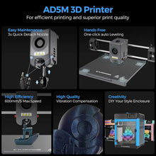 Flashforge Adventurer 5M FDM 3D Printer – DIY Kit, 600mm/s High-Speed Printing, Quick-Swap Nozzle, Dual Fan Cooling | Printin3D.co