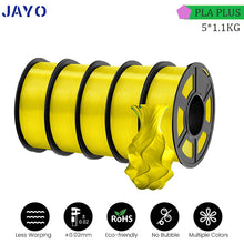 PLA Plus Filament – 5 Rolls (5.5KG Total, 1.75mm) | Colorful, Tough 3D Printing Material for FDM Printers | Printin3D.co