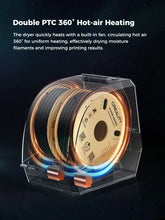Space Pi Filament Dryer Plus – Dual Roll Capacity, 160W Heating for 2KG Filament | Printin3D.co
