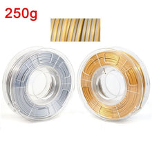 250G Silk PLA Rainbow Filament – Dual Color 1.75mm PLA for 3D Printers, Gold Blend Finish | Printin3D.co