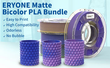 Dual Color PLA Filament – Silk & Matte Finish | 1.75mm, 1KG | Printin3D.co