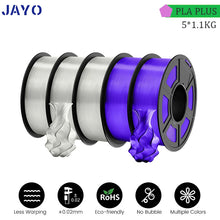 PLA Plus Filament – 5 Rolls (5.5KG Total, 1.75mm) | Colorful, Tough 3D Printing Material for FDM Printers | Printin3D.co