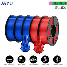 PLA Plus Filament – 5 Rolls (5.5KG Total, 1.75mm) | Colorful, Tough 3D Printing Material for FDM Printers | Printin3D.co