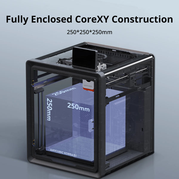 Anycubic Kobra S1 Multi-Color 3D Printer – CoreXY Structure, 600mm/s Speed, High Precision & Ultra-Quiet Printing | Printin3D.co