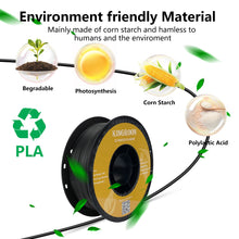 KINGROON 22LBS PETG or PLA filament 3D Printer Filament 10 Rolls 1KG 1.75MM Eco-Friendly Good Toughness Mix Color | Printin3D.co