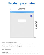 Filament Vacuum Storage Bag with USB Rechargeable Electric Pump – Automatic Compression for 3D Printer Filament Protection | Printin3D.co