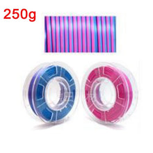 250G Silk PLA Rainbow Filament – Dual Color 1.75mm PLA for 3D Printers, Gold Blend Finish | Printin3D.co