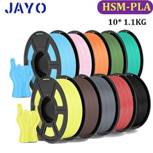 10-Roll Multicolor PLA+ / PLA / PETG Filament Bundle – 1.75mm | No-Bubble FDM Filament | Printin3D.co