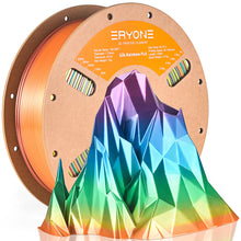 Silk Rainbow PLA Filament – 1KG Spool (1.75mm) | Vibrant Multicolor Gradient | Printin3D.co