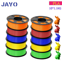 10-Roll Multicolor PLA+ / PLA / PETG Filament Bundle – 1.75mm | No-Bubble FDM Filament | Printin3D.co