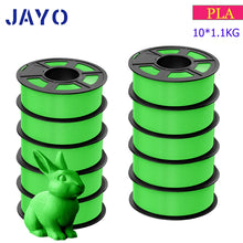 10-Roll Multicolor PLA+ / PLA / PETG Filament Bundle – 1.75mm | No-Bubble FDM Filament | Printin3D.co